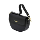 Piumelli Women's Pebbled Leather Semi-Circle Shoulder Bag