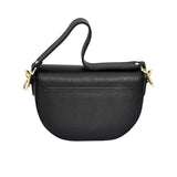 Piumelli Women's Pebbled Leather Semi-Circle Shoulder Bag