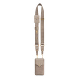 Any Di Phone Bag with Strap Sets Taupe Nylon