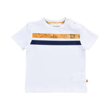 Alviero Martini Kids Boy's White Set T-Shirt & Bermuda