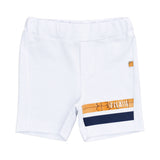 Alviero Martini Kids Boy's White Set T-Shirt & Bermuda