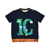 Alviero Martini Kids Boy's  Blue Geo Set of T-Shirt & Bermuda