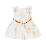 Alviero Martini Kids Girl's Beige Geo Dress