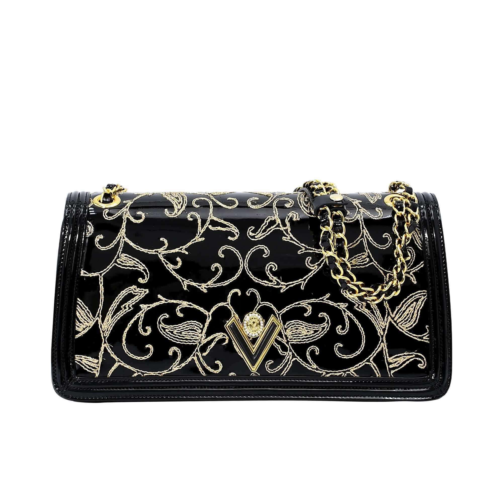 Orlandi Valentino Women's Selly Leather Shoulder Bag | Bag | Bags | departure-to-desk | GCC | new-season-2025 | Shoulder Bag | Spring Festival | Women | Women All Bags | Womens