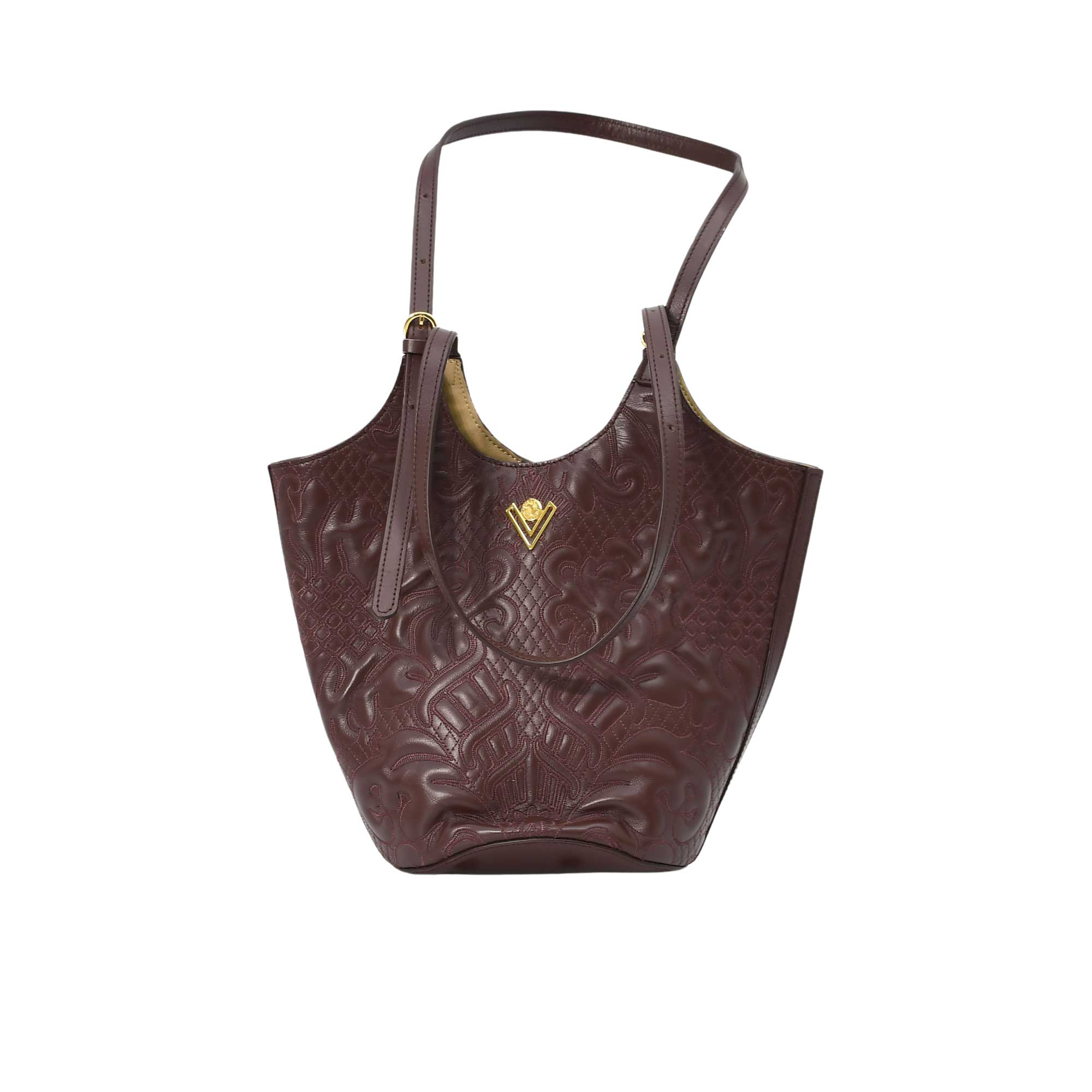 Orlandi Valentino Women's Soraya Leather Hand Bag | Bag | Bags | departure-to-desk | GCC | Handbag | Handbags | new-season-2025 | Spring Festival | Women | Women All Bags | Womens