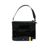 Orlandi Valentino Women's Desy Leather Black Hand Bag