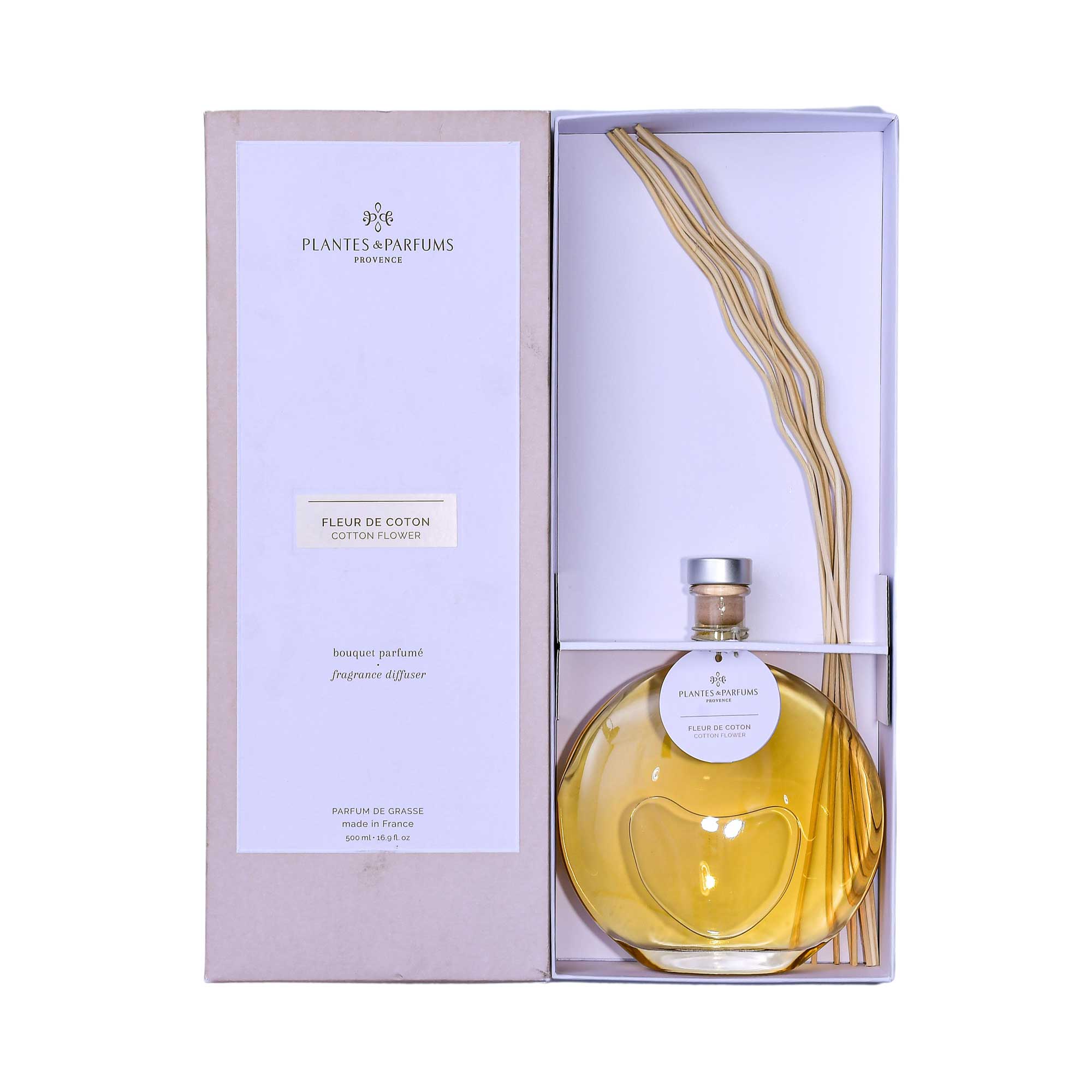 Plantes Parfums Fragrance Diffuser 500ml Fleur De Coton – Blue Salon