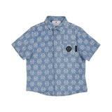 Philipp Plein Kids Boy's Logo Monogram Shirt and Shorts Set