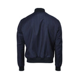 Philipp Plein Gents Dark Blue Zip-Up Bomber Jacket