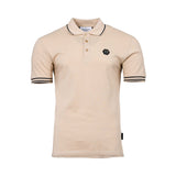 Philipp Plein Gents Polo Shirt with Logo And Striped Cuffs