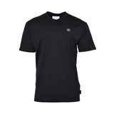 Philipp Plein Black T-Shirt with White Logo Design