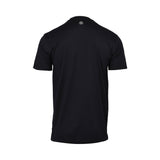 Philipp Plein Gents Black Crew Neck T-Shirt with Hexagon Logo
