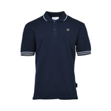 Philipp Plein Gents Polo Shirt with Logo And Striped Cuffs
