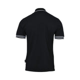 Philipp Plein Gents Polo Shirt with Logo And Striped Cuffs