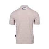 Philipp Plein Gents Short-Sleeve Polo with Jacquard Monogram
