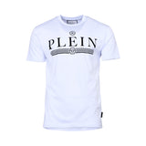 Philipp Plein Gents White T-Shirt with Bold 'PLEIN' Logo
