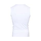 Philipp Plein Gents White Sport Sleeveless Training Top