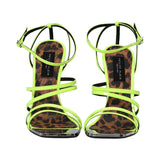 Philipp Plein Women's Leopard Print High-Heel Sandals
