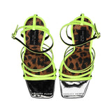 Philipp Plein Women's Leopard Print High-Heel Sandals