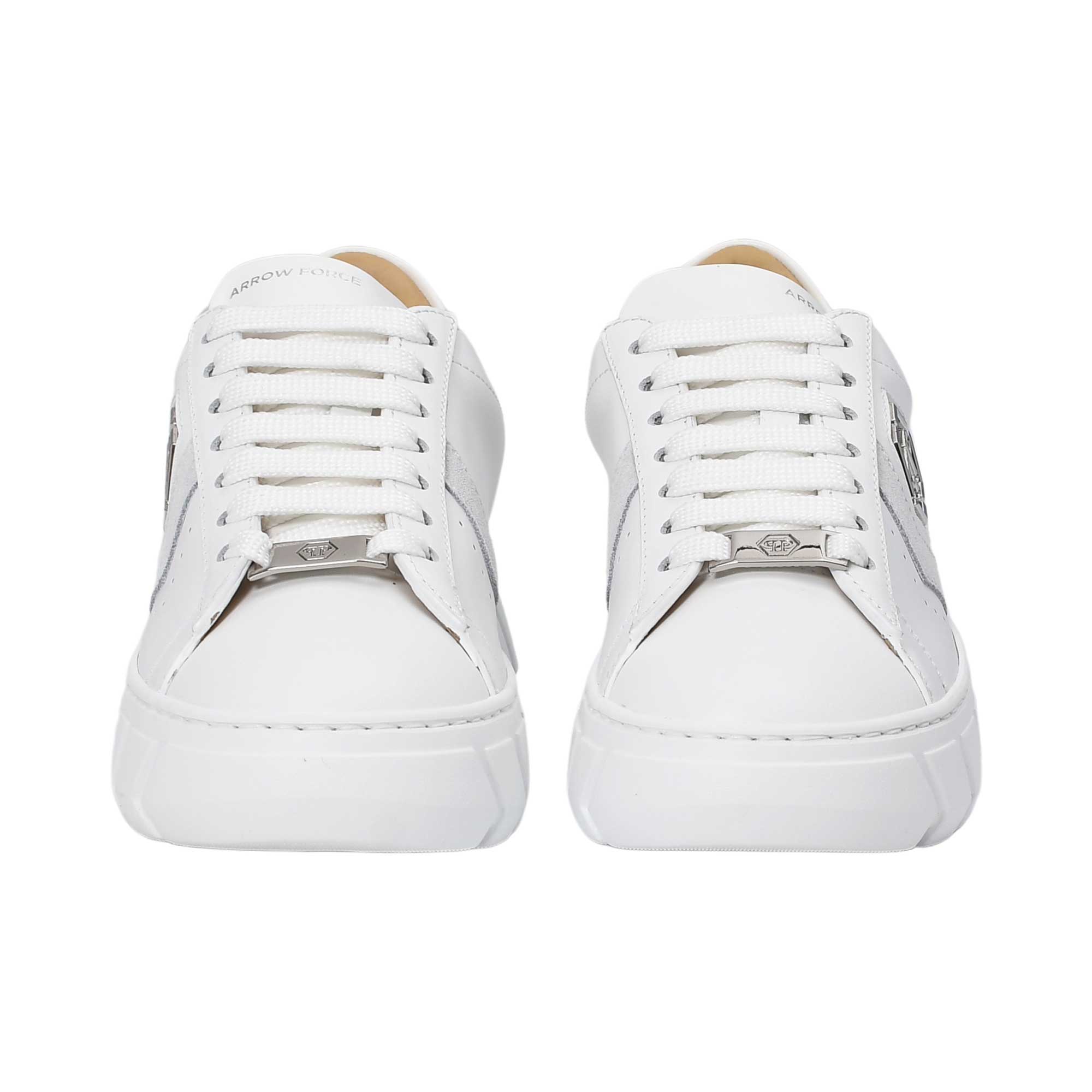 Philipp Plein Women's White & Silver Low-Top Sneakers | All Shoes | Shoes | Sneaker | Sneakers | Women | women all shoes | women's Shoe | Womens | Womens Fashion Philipp Plein Women's White & Silver Low-Top Sneakers | All Shoes | Shoes | Sneaker | Sneakers | Women | women all shoes | women's Shoe | Womens | Womens Fashion