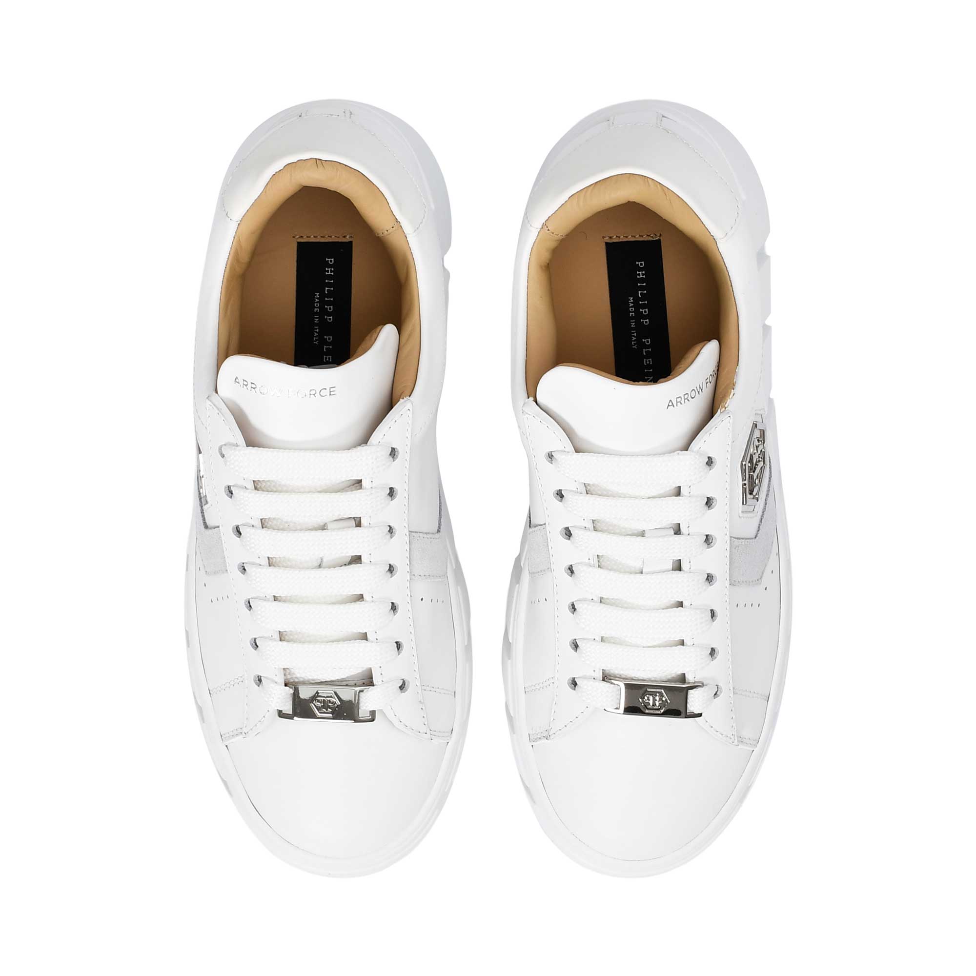 Philipp Plein Women's White & Silver Low-Top Sneakers | All Shoes | Shoes | Sneaker | Sneakers | Women | women all shoes | women's Shoe | Womens | Womens Fashion Philipp Plein Women's White & Silver Low-Top Sneakers | All Shoes | Shoes | Sneaker | Sneakers | Women | women all shoes | women's Shoe | Womens | Womens Fashion