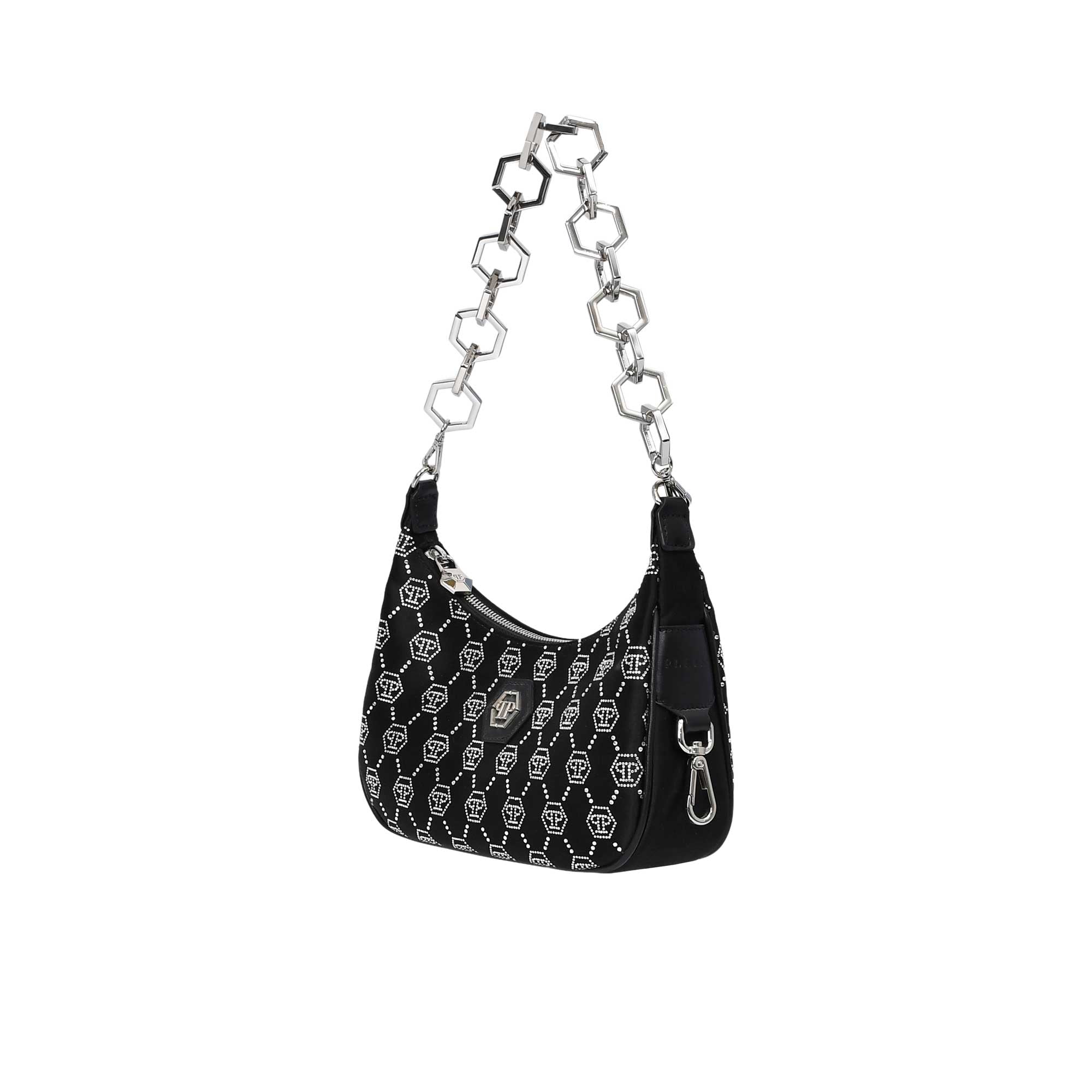 Philipp Plein Wmen's Black & sliver Shoulder Bag | Bag | Bags | Shoulder Bag | Women | Women All Bags | Womens Philipp Plein Wmen's Black & sliver Shoulder Bag | Bag | Bags | Shoulder Bag | Women | Women All Bags | Womens