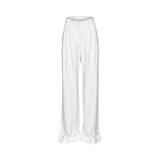 Philipp Plein Women's Pinstripe Wide-Leg Trouser