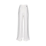 Philipp Plein Women's Pinstripe Wide-Leg Trouser