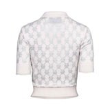 Philipp Plein Women's Beige & Grey Top