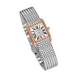 Saint Honore Palais Royal Women's White MOP Dial Silver Rose Gold Watch