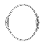 Saint Honore Paris Royale Mini Stainless Steel Watch with White Mother-of-Pearl Dial & Diamond Indexes