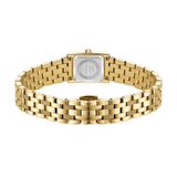 Saint Honore Paris Royale Mini Gold-Plated Watch with White Mother-of-Pearl Dial & Diamond Indexes