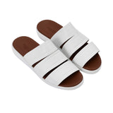 Bottom of the sandal displaying the textured, non-slip grip pattern and PRESTIGE logo.