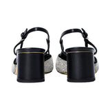 Pasquini Women's Chunky Black Sandal