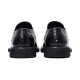 Pasquini Men's Leather Dark Brown Shoes