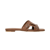 Prestige Women's Summer Monk Walk Brown Flat Sandal