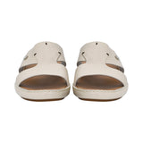 Prestige Men’s Leather Sandal in Milk