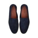 Prestige Men’s Blue Suede Loafer Sneakers
