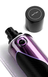 M.INT Purple Eclipse Eau de Parfum 75ml bottle with black luxury box and purple wave accents, showcasing a refined and mysterious fragrance design, Shop Now Online.