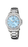 Festina Boyfriend Collection Ladies Blue Dial Stainless Steel Watch