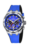 Festina Chrono Bike Men's Blue Dial With Blue Rubber Strap Watch