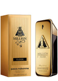Paco Rabanne 1M Elixir Parfum Intense 100ml Paco Rabanne Million Elixir perfume bottle and packaging on a white background