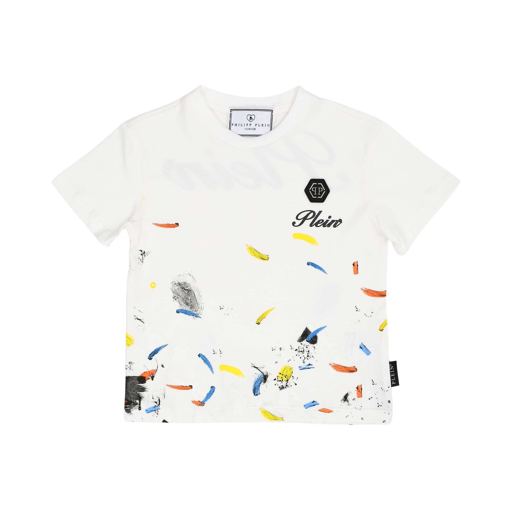 Philipp Plein Kids Boy's Paint Splatter T-Shirt and Shorts Set