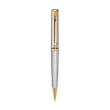 Police Avalon Men's Silver Textured with Gold Trims Pen 