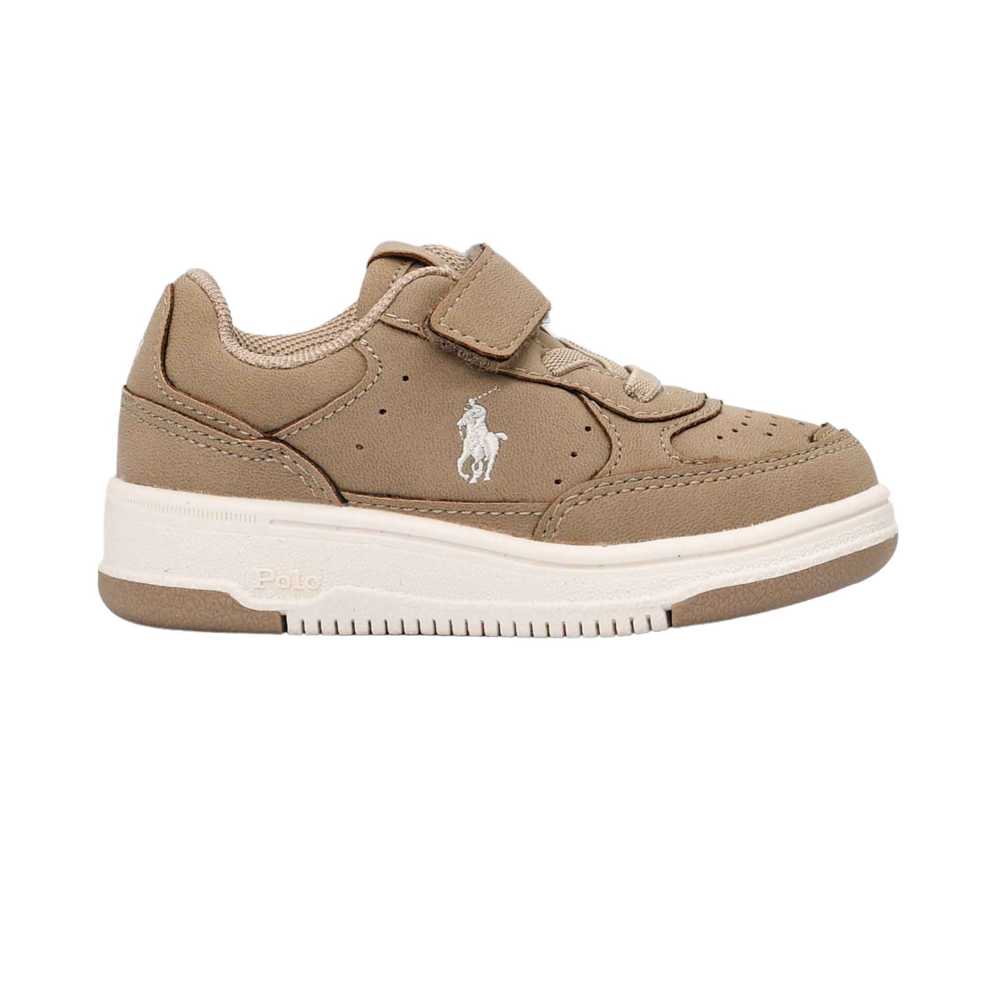 Polo Ralph Lauren Kids Boy’s Beige Sneakers – Shop Now Online