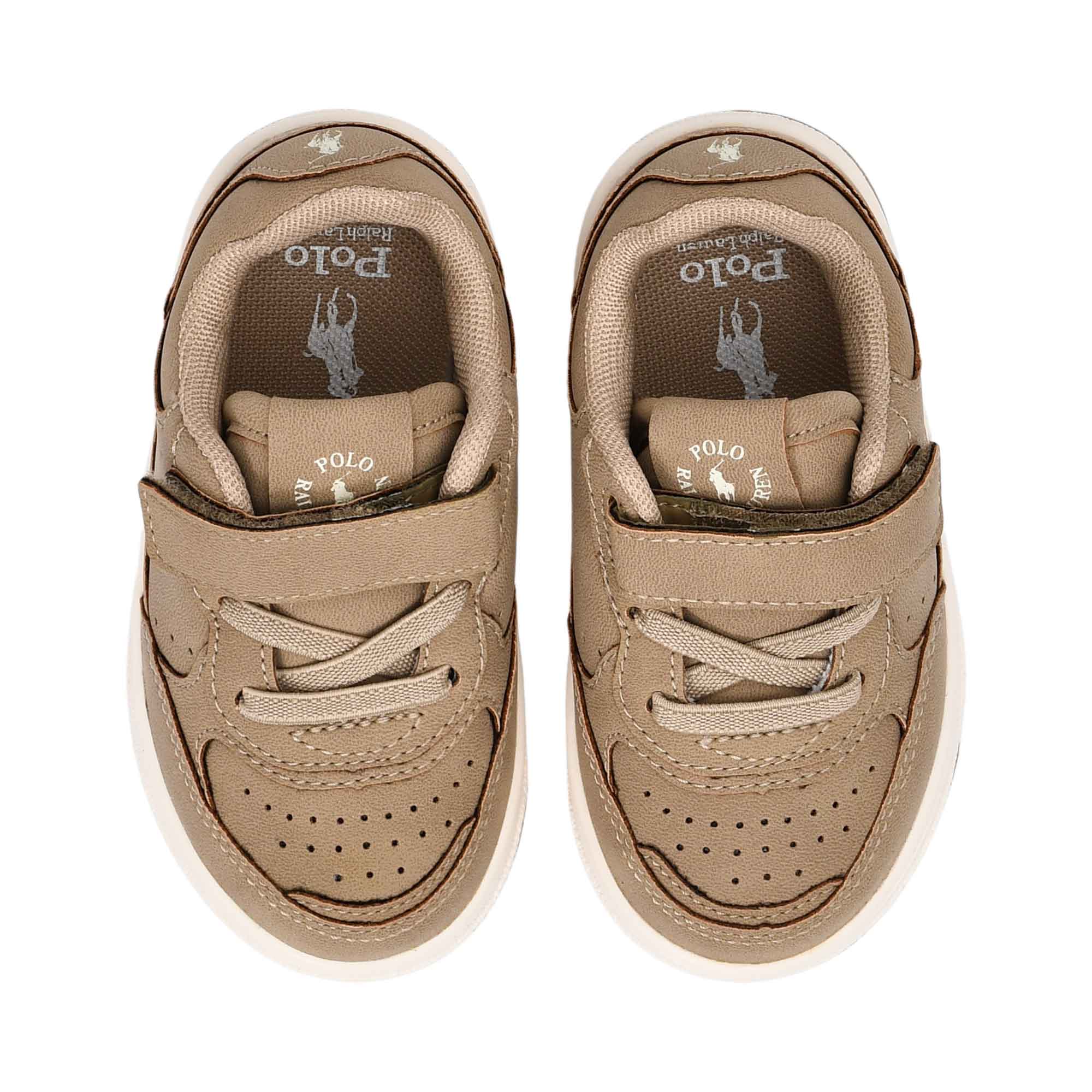 Polo Ralph Lauren Kids Boy’s Beige Sneakers – Shop Now Online
