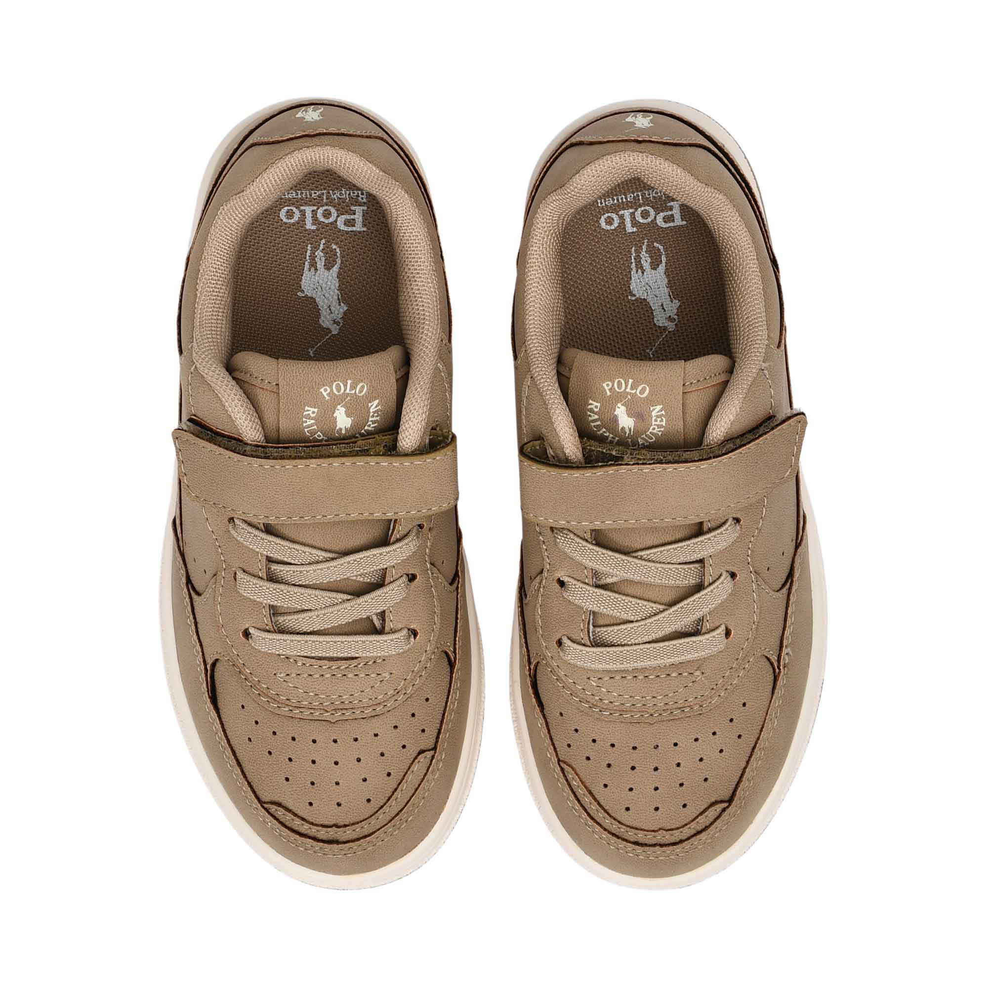 Polo Ralph Lauren Kids Boy’s Beige Sneakers – Order Online Today