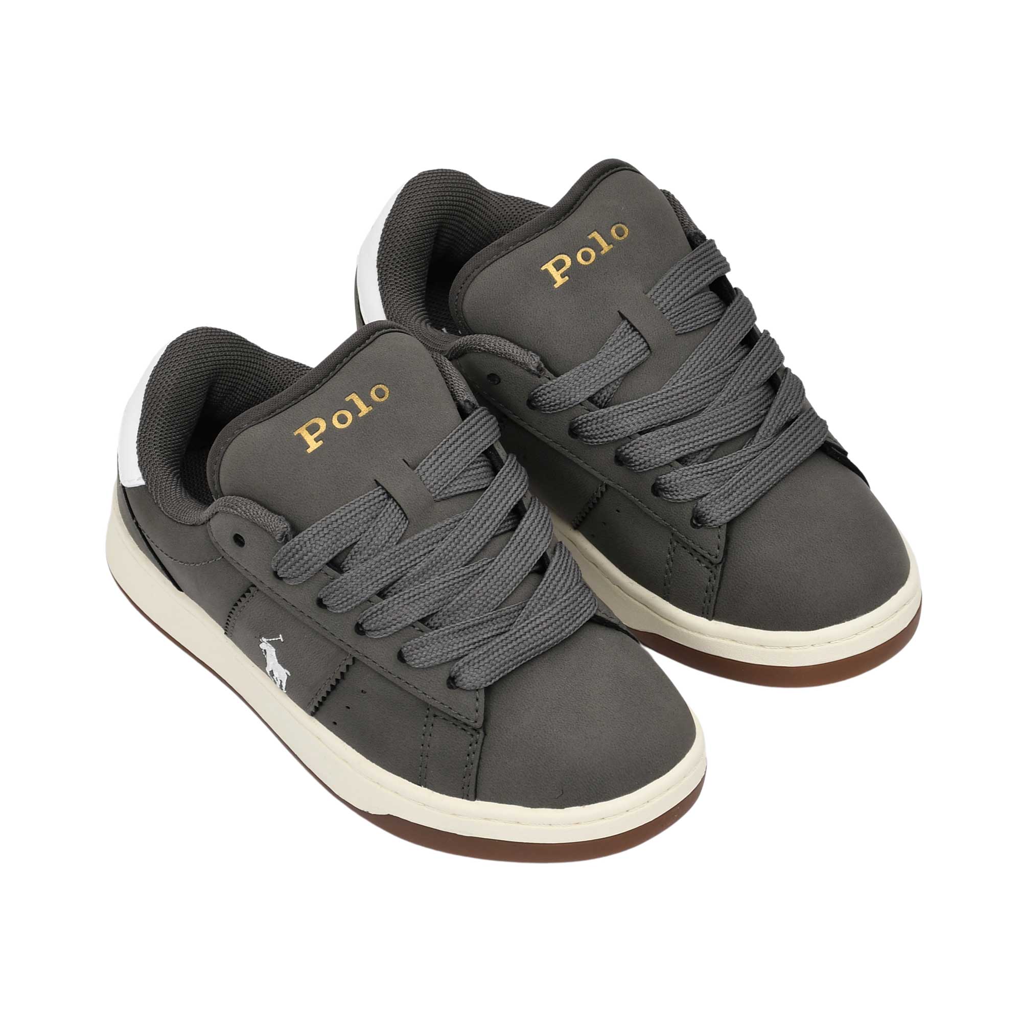 Polo Ralph Lauren Kids Boy’s Grey Sneakers – Order Online Today