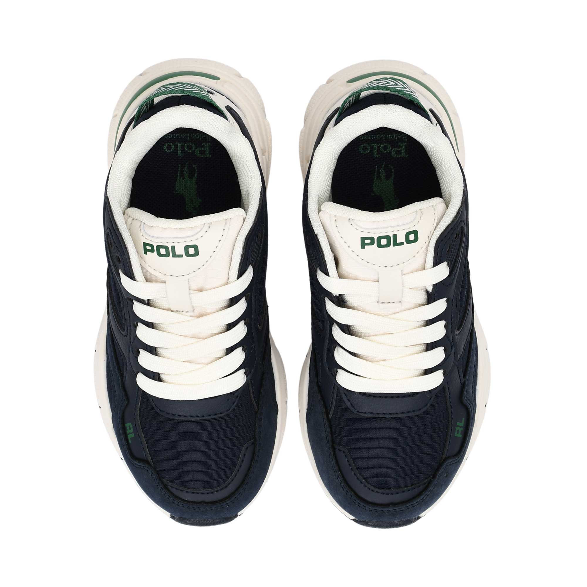 Polo Ralph Lauren Kids Boy’s Navy Sneakers – Order Online Today