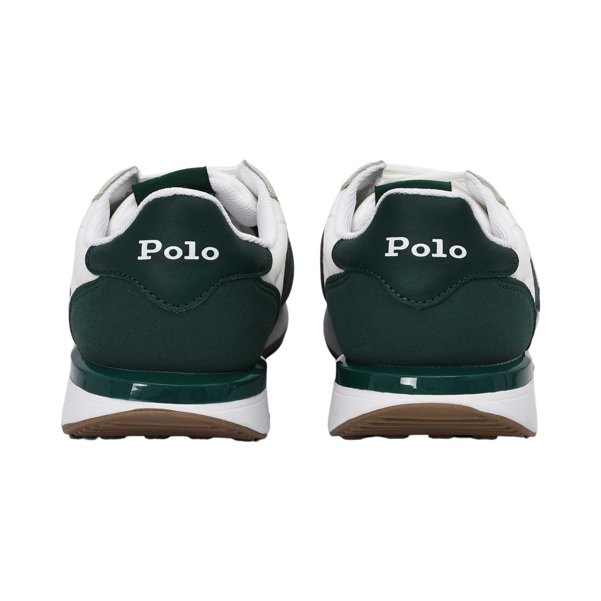 Polo Ralph Lauren Kids Boy’s White & Green Sneakers – Now Online